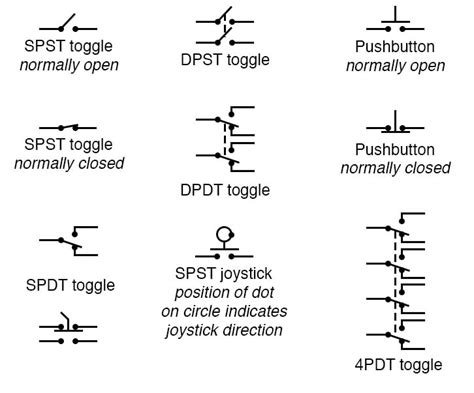 toggle switch symbol on schematic